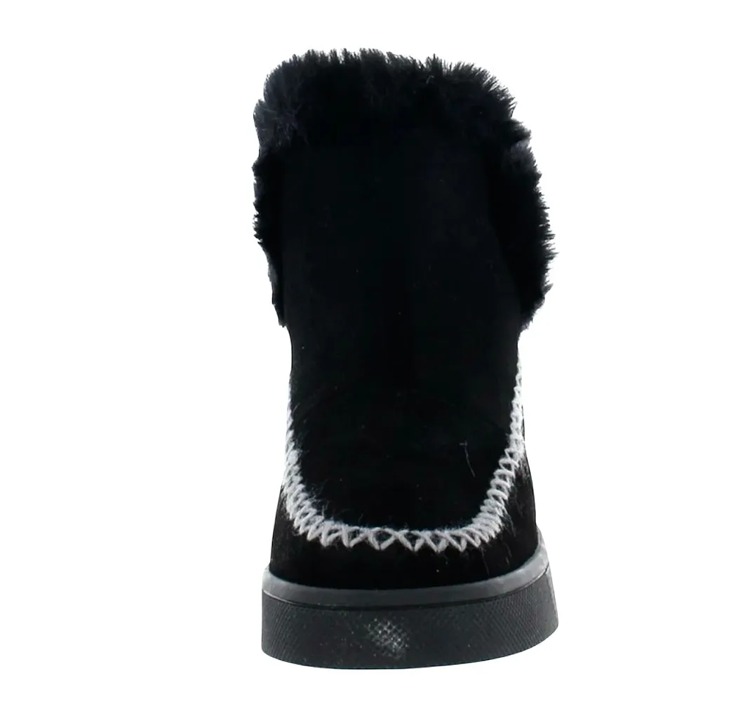 ANKA Women's Wedge Heels Waterproof Winter Booties