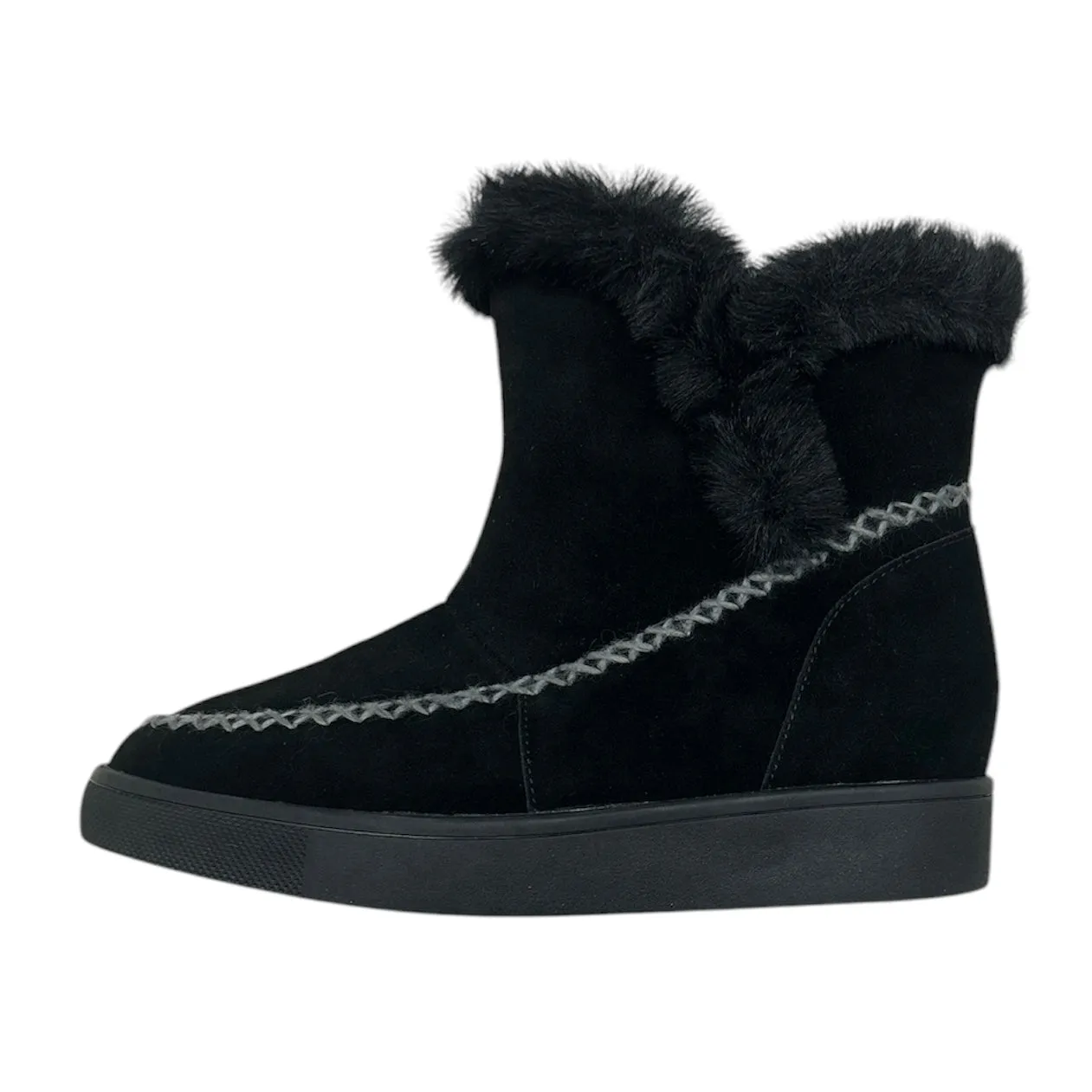 ANKA Women's Wedge Heels Waterproof Winter Booties