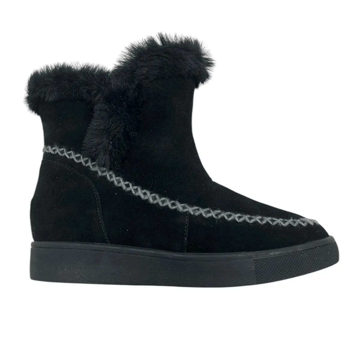 ANKA Women's Wedge Heels Waterproof Winter Booties