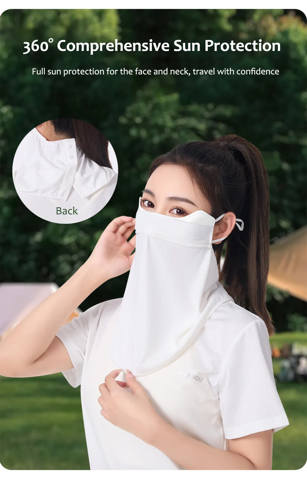 Antibacterial Sun Protection Face Mask