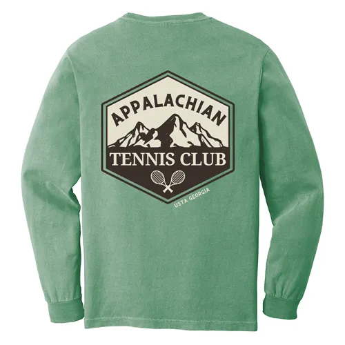 APPALACHIAN TENNIS CLUB COMFORT COLORS LONG SLEEVE WITH POCKET
