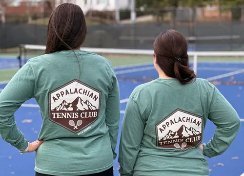 APPALACHIAN TENNIS CLUB COMFORT COLORS LONG SLEEVE WITH POCKET