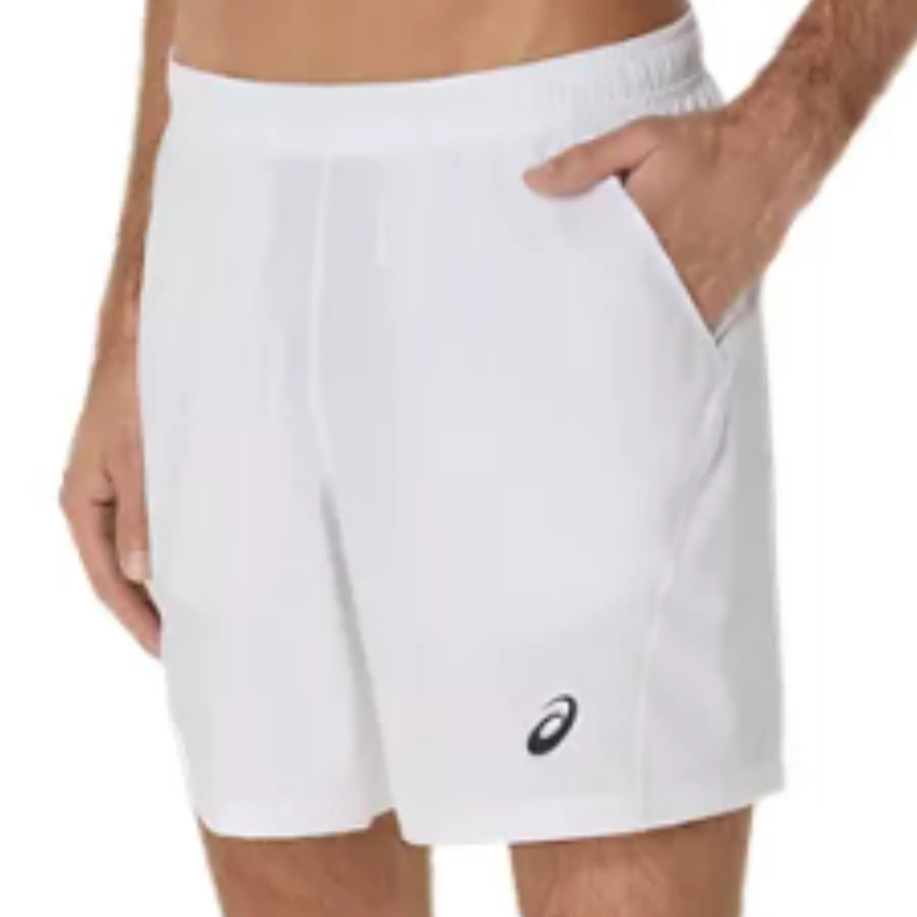 Asics Court 7in Mens Tennis Short - Brilliant White