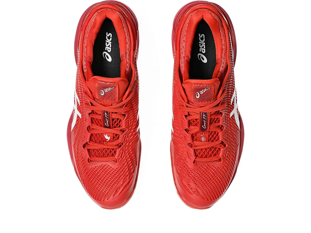 Asics Court FF 3 Novak Tennis Shoe | Rust/White