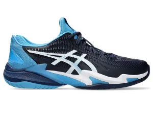 Asics Men's COURT FF 3 NOVAK Tennis Shoes in Blue Expanse/White