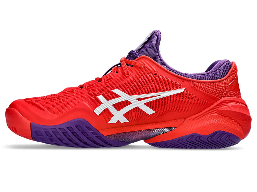 Asics Men's COURT FF 3 NOVAK Tennis Shoes in Classic Red/White