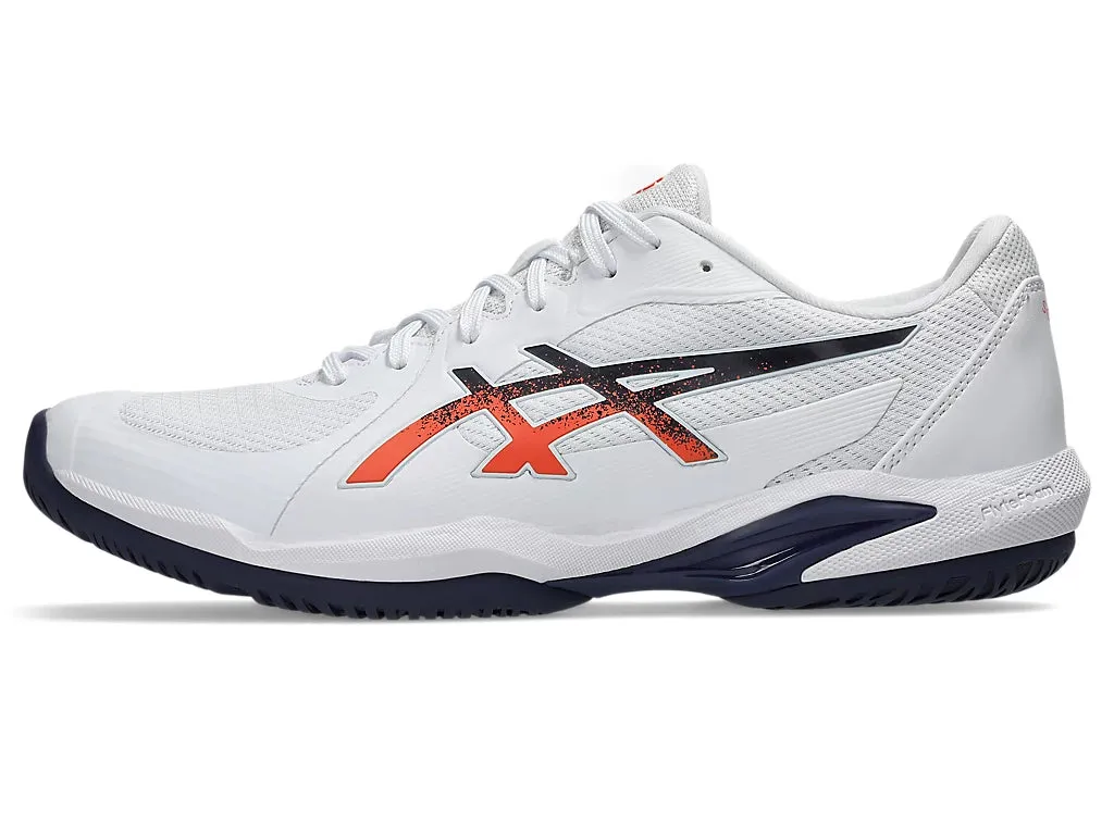 Asics Men's SOLUTION SWIFT FF 2 Tennis Shoes in White/Nova Orange