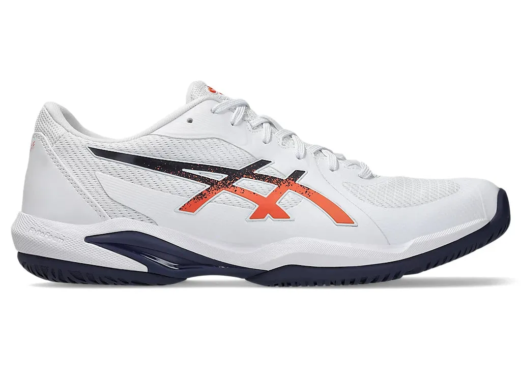 Asics Men's SOLUTION SWIFT FF 2 Tennis Shoes in White/Nova Orange