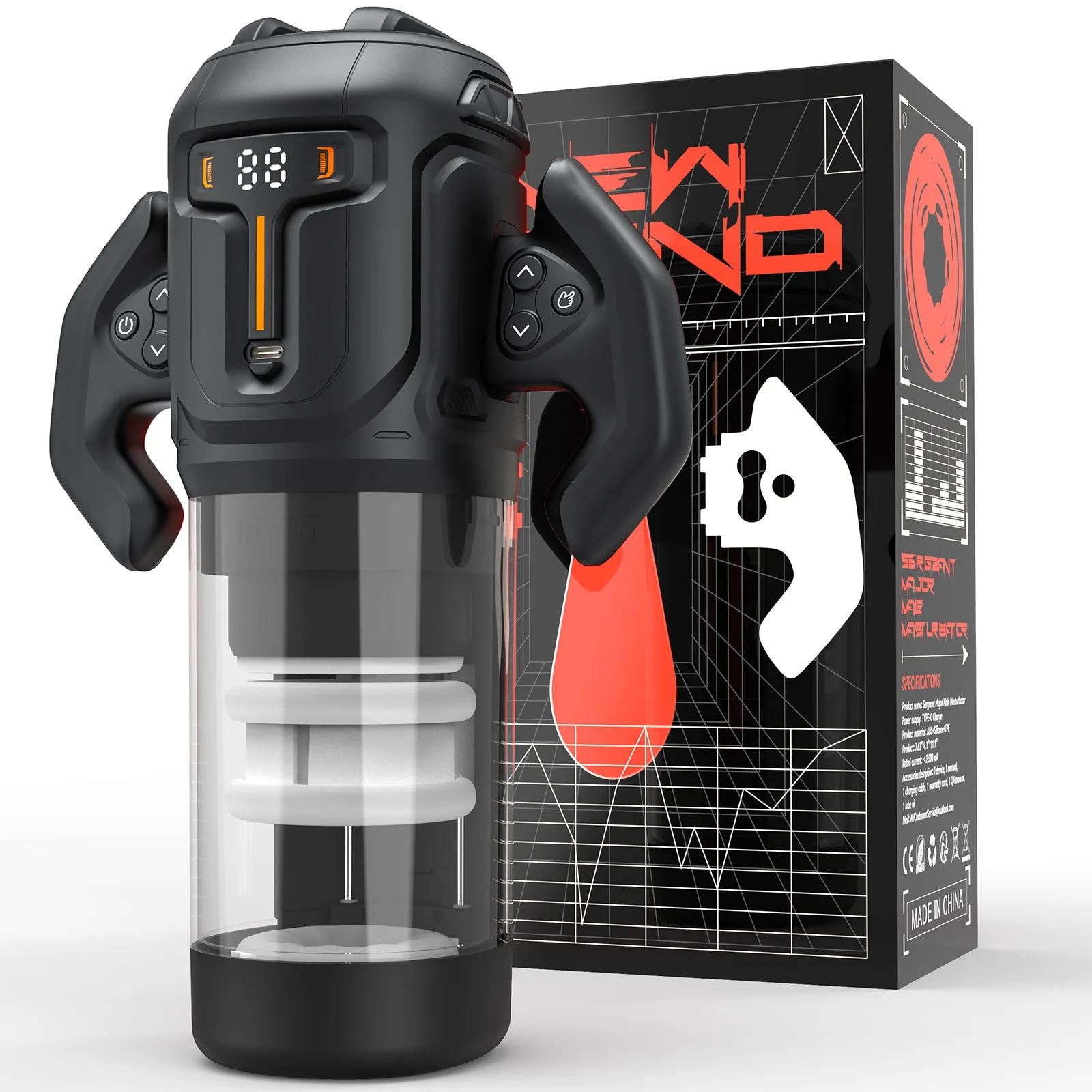 Automatic Thrusting & Rotating Male Masturbator Sex Toy