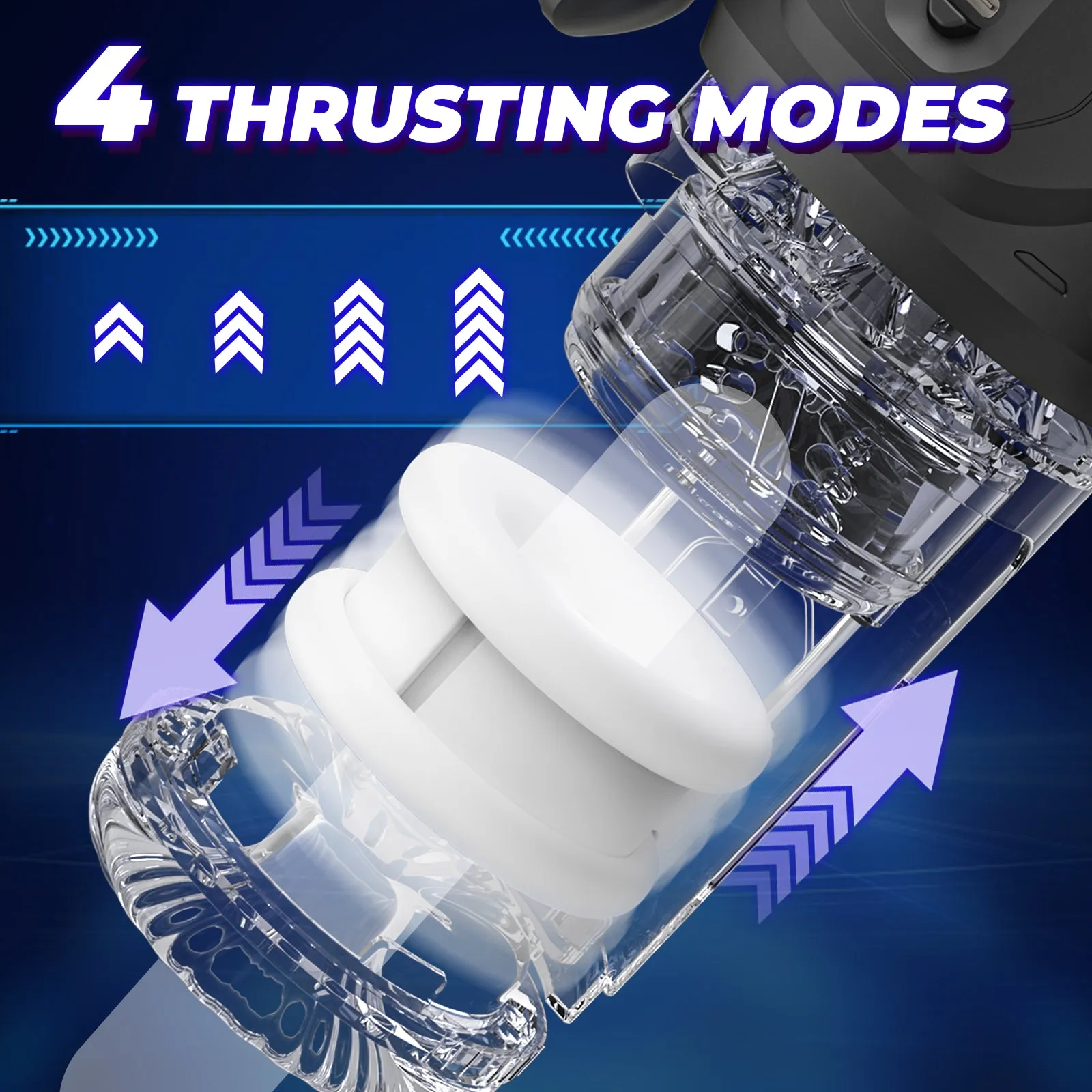 Automatic Thrusting & Rotating Male Masturbator Sex Toy
