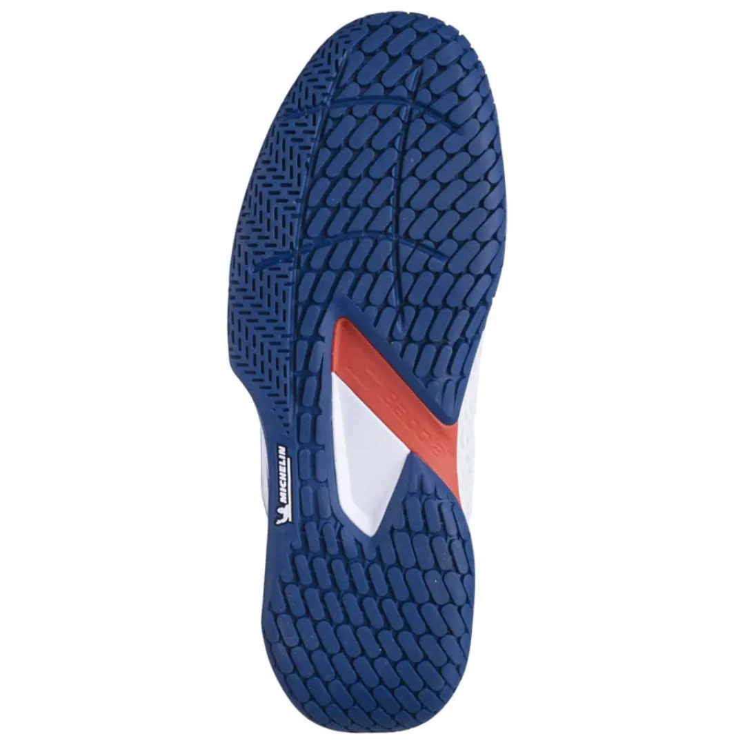 Babolat Propulse Fury 3 All Court White/Estate Blue Men Tennis Shoes