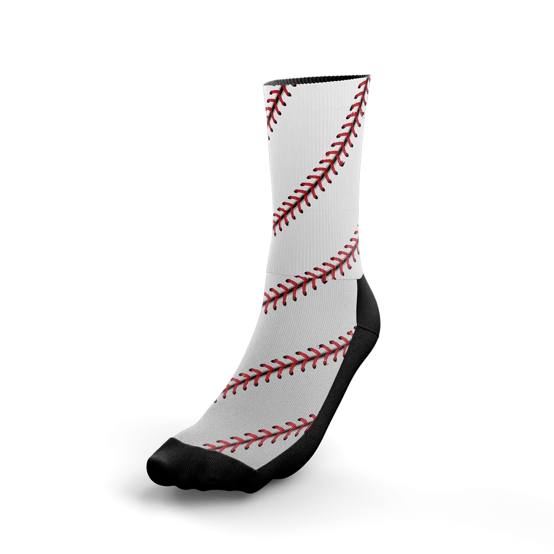 Baseball Stitch Crew Socks