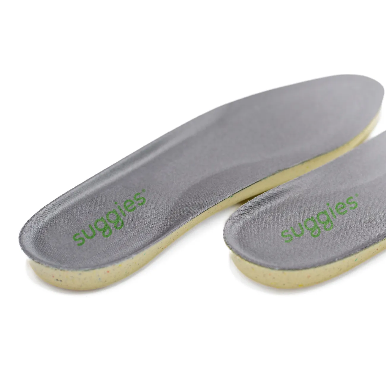 BENDY Women's grey flat shoes - Italian leather