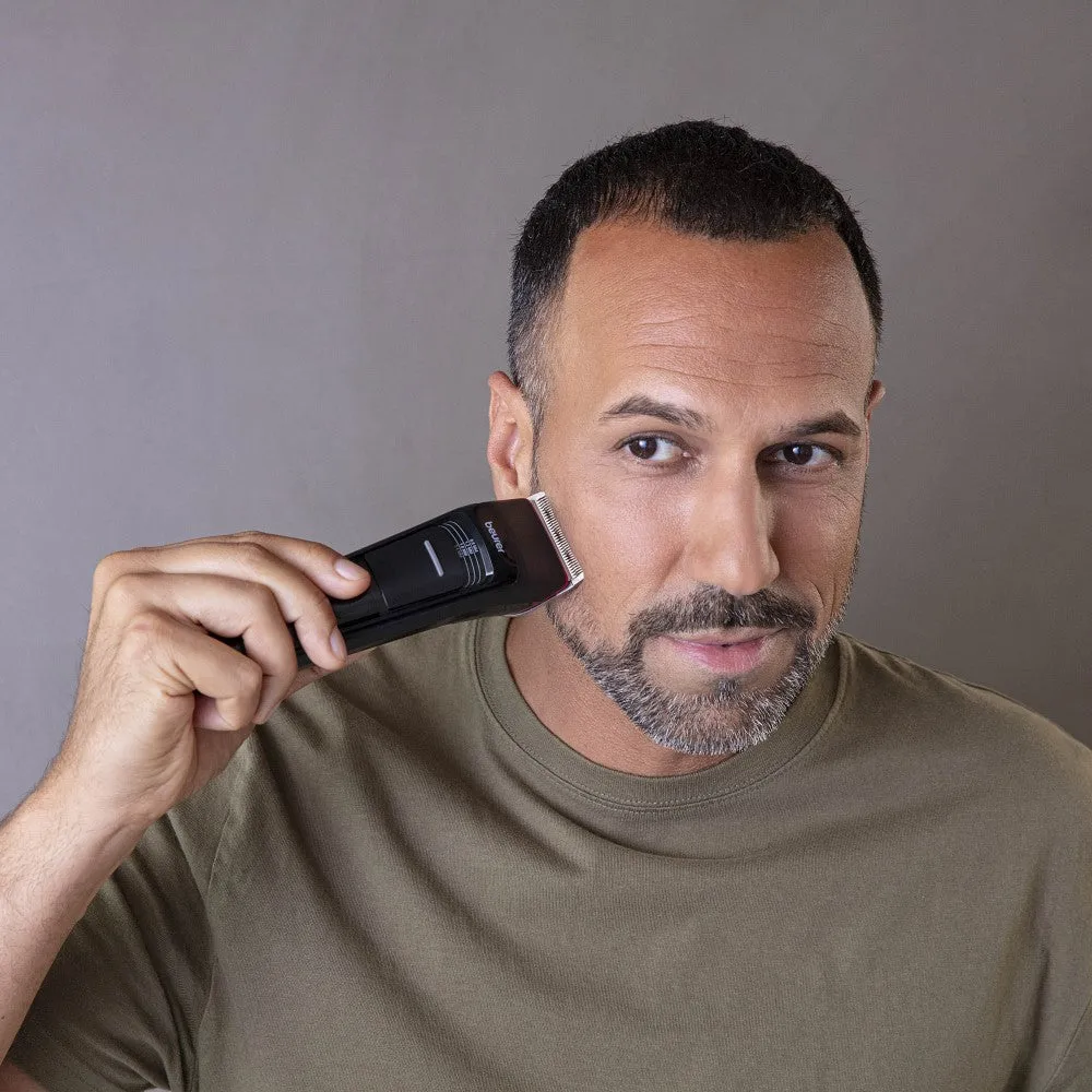 Beurer Germany MN5X Hair Clipper & Trimmer: 7 Attachments. 10 Cutting Lengths. Rechargeable