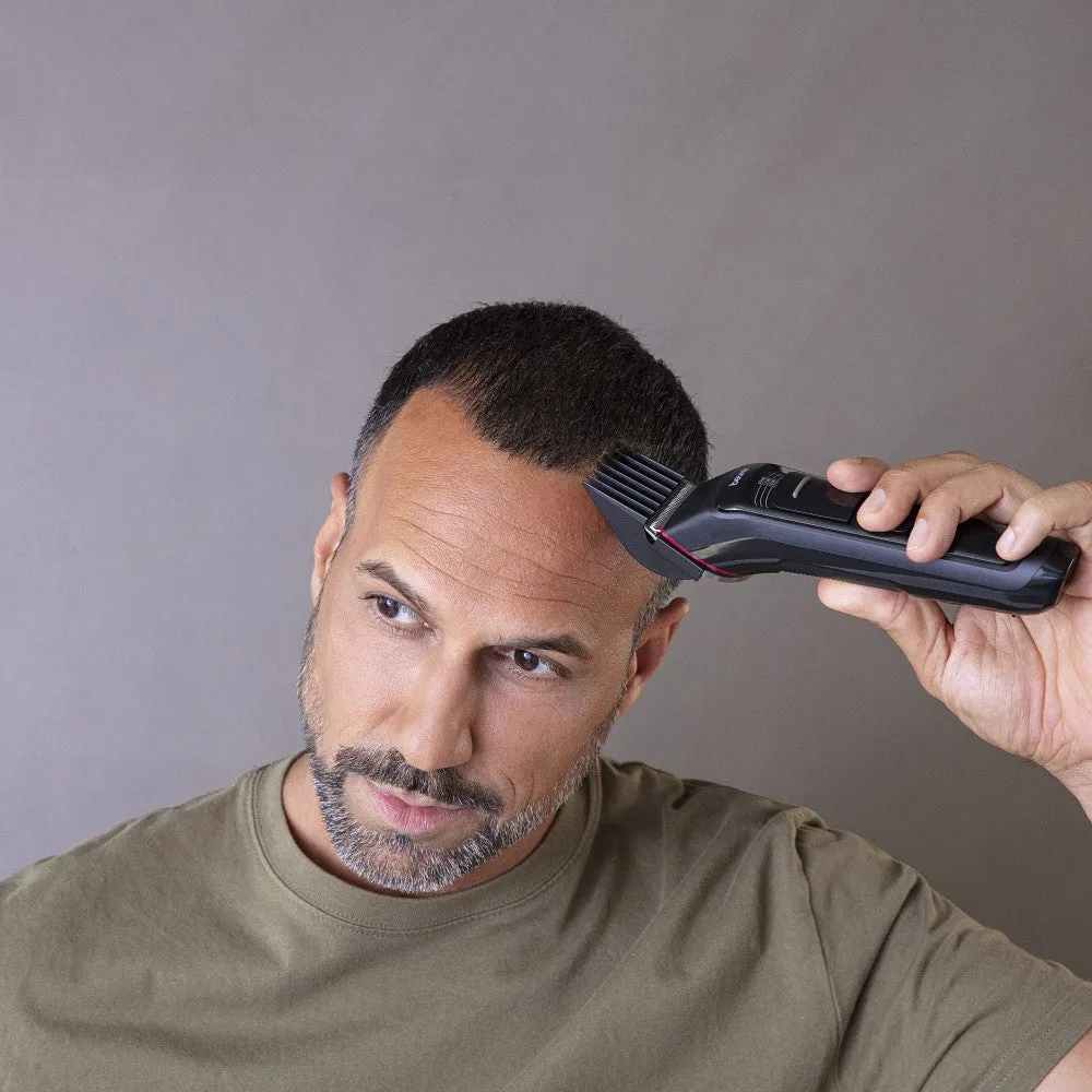 Beurer Germany MN5X Hair Clipper & Trimmer: 7 Attachments. 10 Cutting Lengths. Rechargeable