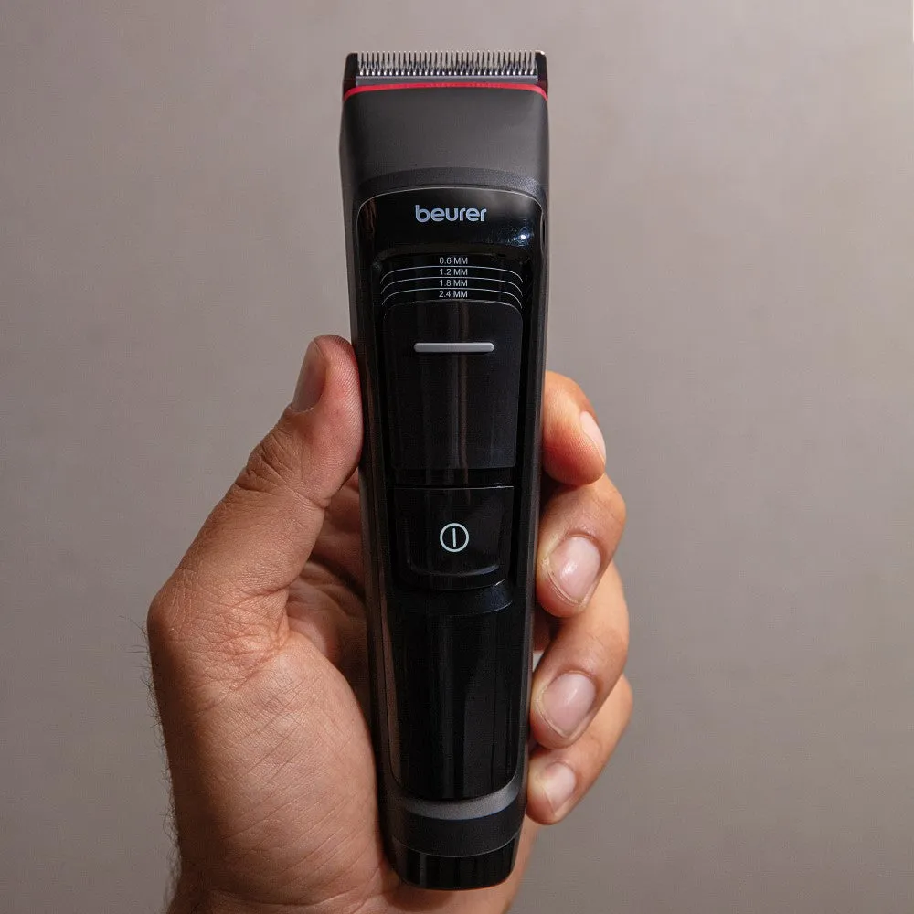 Beurer Germany MN5X Hair Clipper & Trimmer: 7 Attachments. 10 Cutting Lengths. Rechargeable