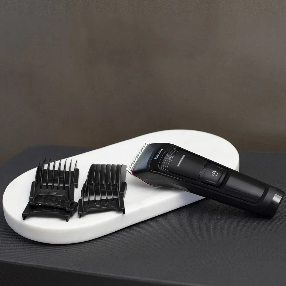 Beurer Germany MN5X Hair Clipper & Trimmer: 7 Attachments. 10 Cutting Lengths. Rechargeable