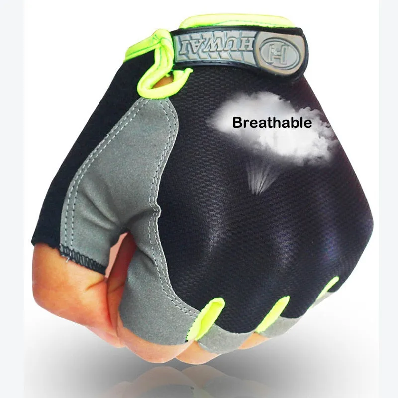 Bicycle Anti Slip Cycling Half Gloves