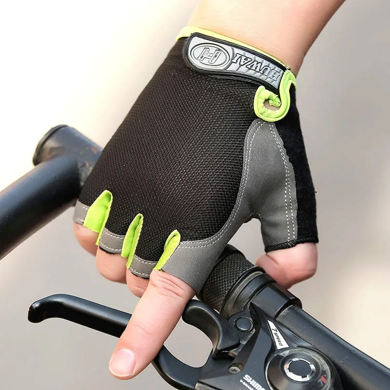 Bicycle Anti Slip Cycling Half Gloves