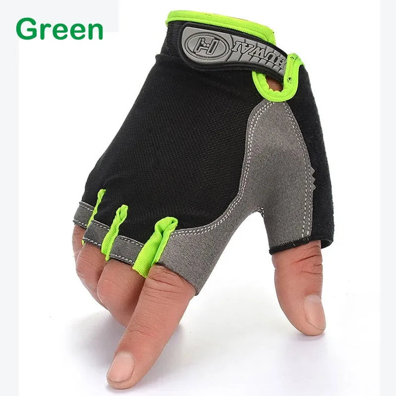 Bicycle Anti Slip Cycling Half Gloves