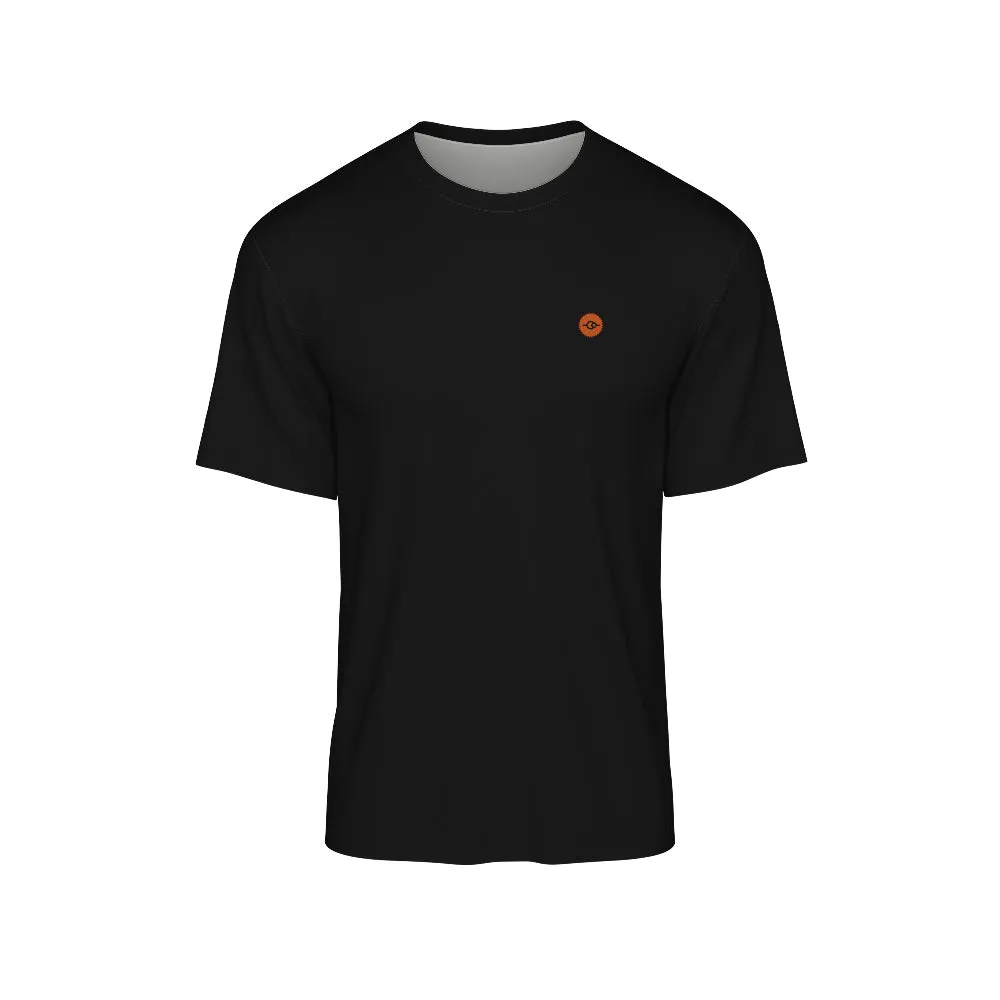 Big and Tall Mens Black MTB Outdoor Jersey