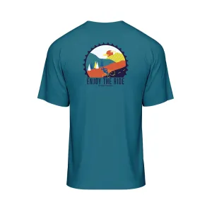 Big and Tall Mens Enjoy The Ride Outdoor Tech T-Shirt