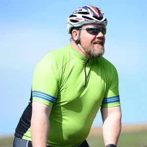 Big and Tall Mens Reet Hi Vis Cycling Jersey