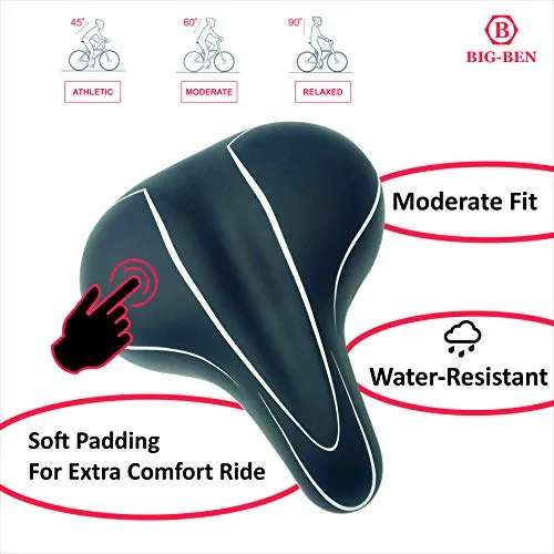 BIG-BEN 23275 Bike Seat for Men and Women