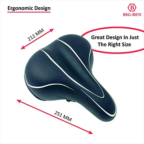 BIG-BEN 23275 Bike Seat for Men and Women