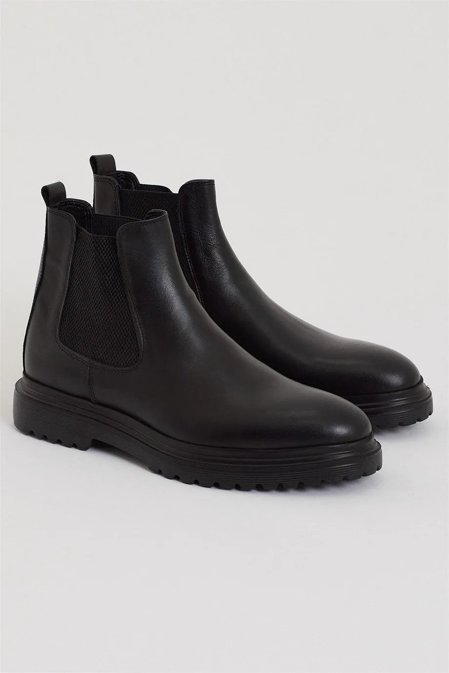 Black Chelsea Boots-SB202