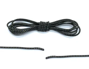 Black / Yellow Elastic Laces