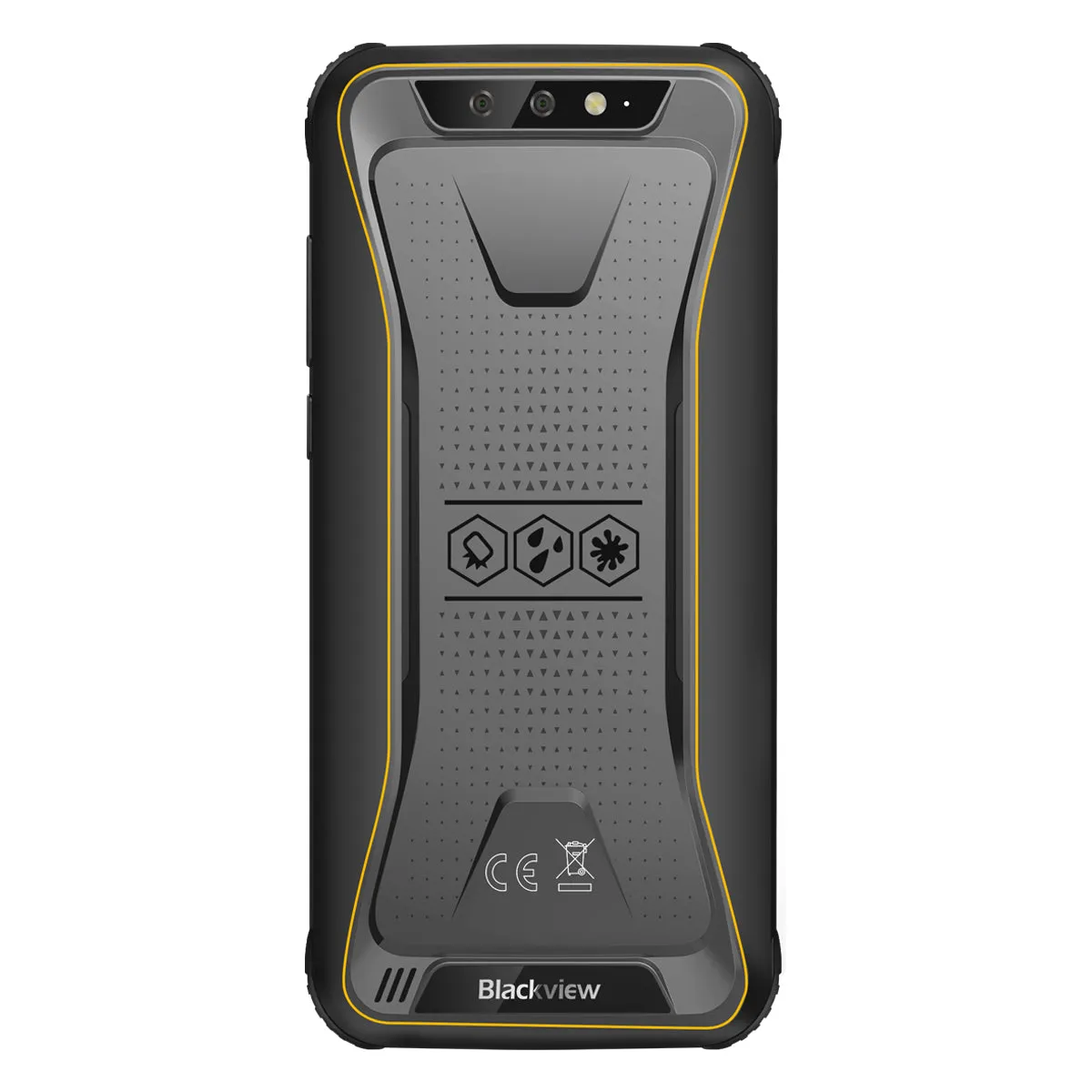 Blackview BV5500 Pro 4G Mobile Phone IP68 Waterproof 5.5"" HD  Android 9.0 3GB RAM 16GB ROM  8.0MP Camera NFC Yellow