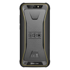 Blackview BV5500 Pro 4G Mobile Phone IP68 Waterproof 5.5"" HD  Android 9.0 3GB RAM 16GB ROM  8.0MP Camera NFC Yellow