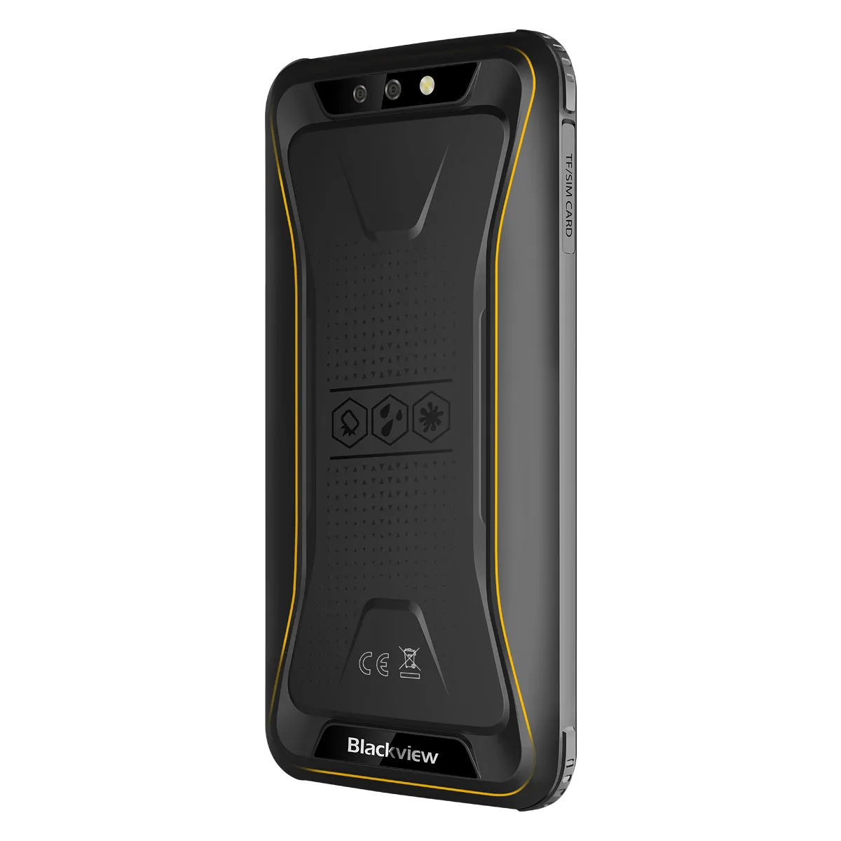 Blackview BV5500 Pro 4G Mobile Phone IP68 Waterproof 5.5"" HD  Android 9.0 3GB RAM 16GB ROM  8.0MP Camera NFC Yellow
