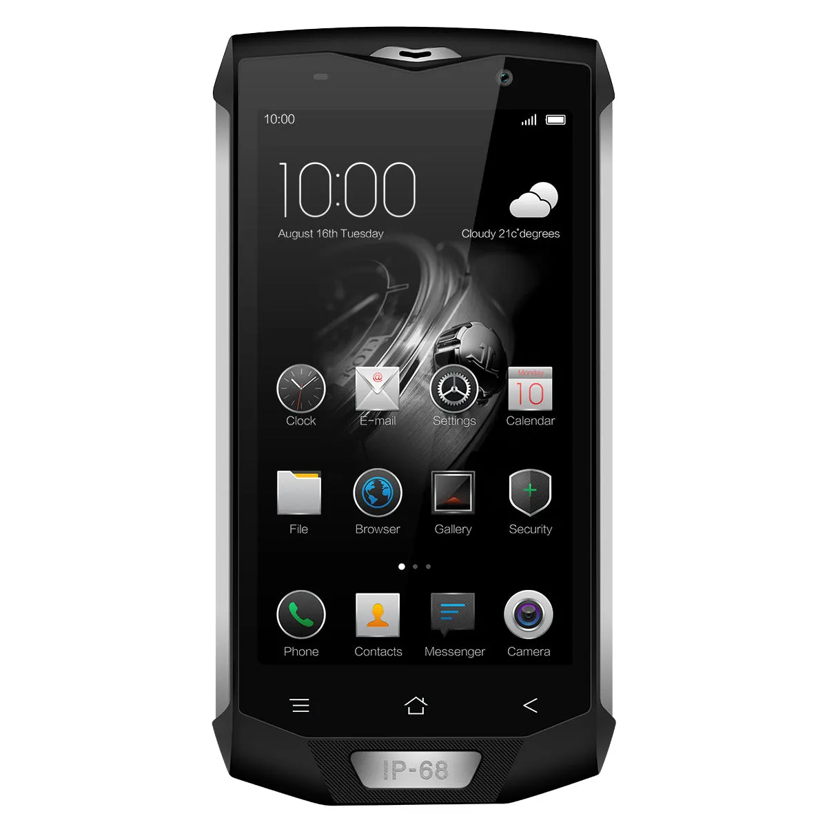Blackview BV8000 Pro 5 Inch FHD Waterproof  Android 7.0 Fingerprint 4G Fast Charge NFC Smartphone (Silver)