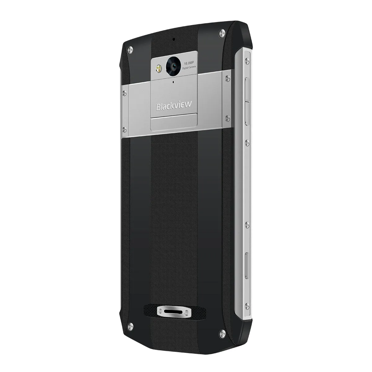 Blackview BV8000 Pro 5 Inch FHD Waterproof  Android 7.0 Fingerprint 4G Fast Charge NFC Smartphone (Silver)