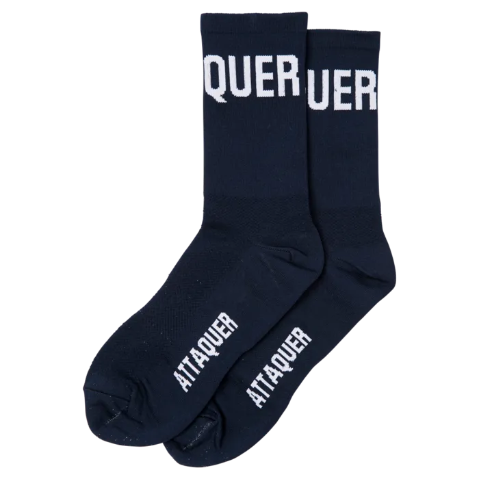 Block Type Socks Navy