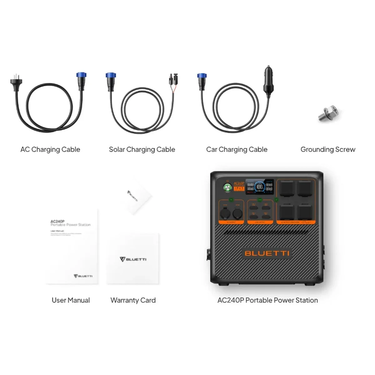 Bluetti Ac240 P Portable Waterproof Power Station