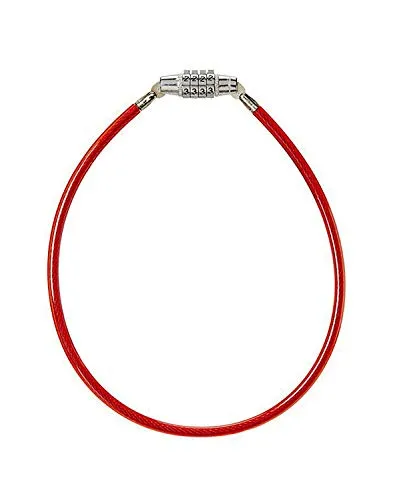 Boosty® Multipurpose 4 Digit Numeric Cable Bicycle/Bike/Helmet Lock (Multicolor Pack of 1)