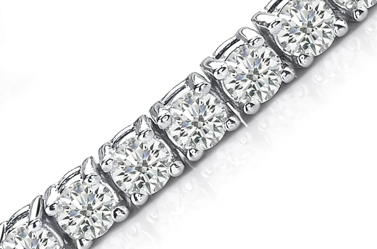 Bracelet 18kt White Gold Perpetual Tennis & 54 Diamonds