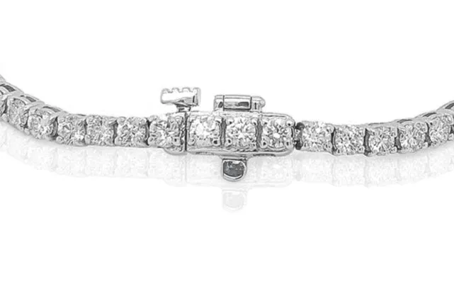 Bracelet Perpetual Tennis 18kt White Gold & 48 Diamonds