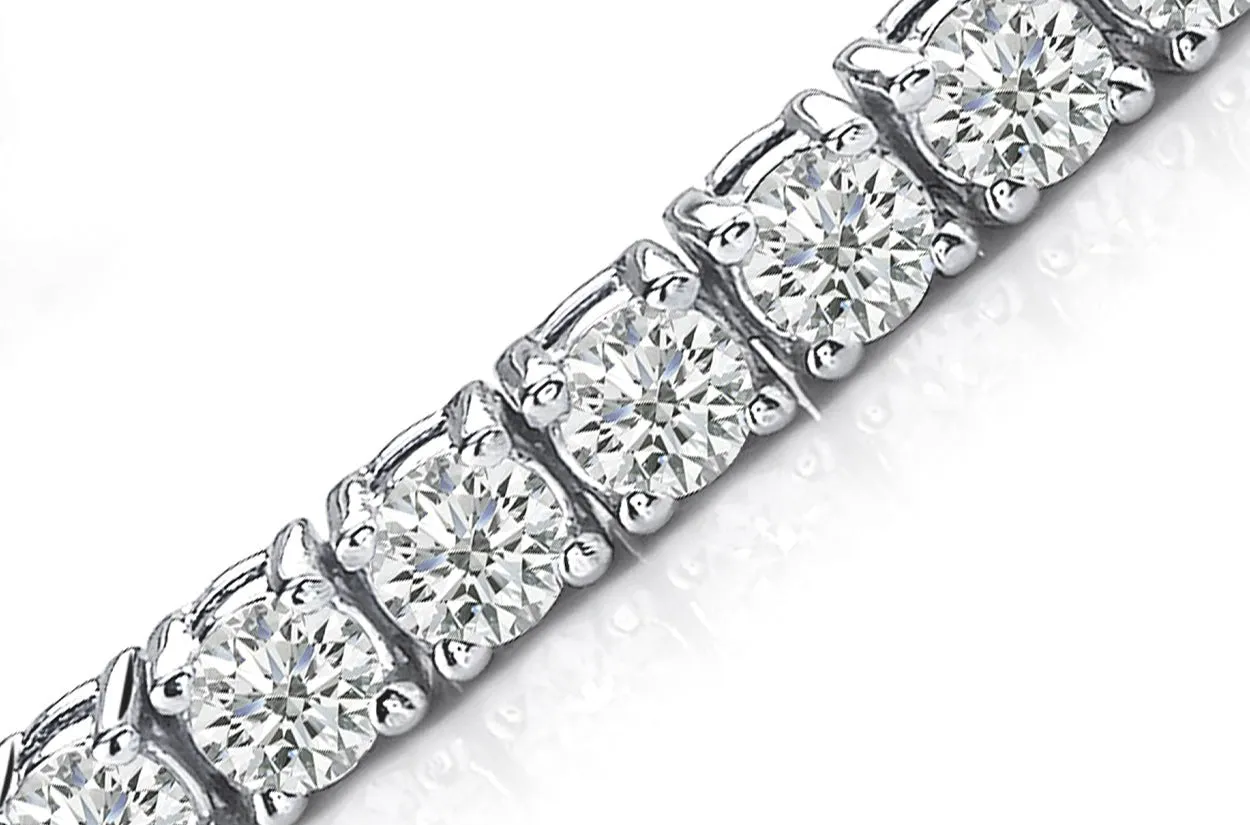 Bracelet Perpetual Tennis 18kt White Gold & 59 Diamonds