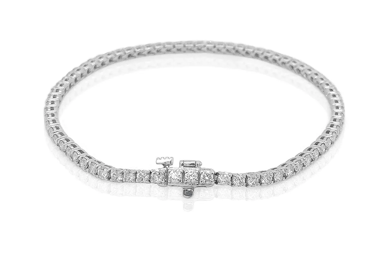 Bracelet Perpetual Tennis 18kt White Gold & 59 Diamonds