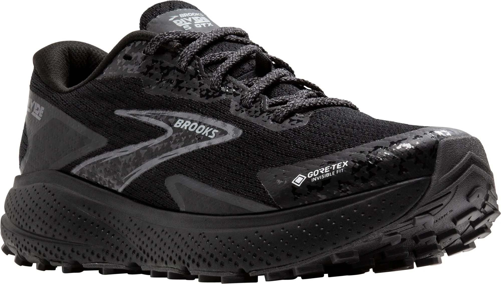 Brooks Divide 5 GORE-TEX Mens Trail Running Shoes - Black