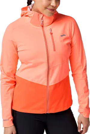 Brooks High Point 2.0 Waterproof Womens Running Jacket - Orange