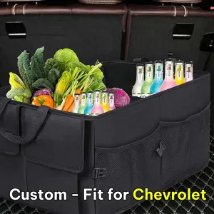 Car Trunk Organizer, Custom-Fit For Car, Foldable Car Trunk Storage Box, Storage Bag, Waterproof, Dust-proof, Stain-Resistant, Car Accessories WACH229