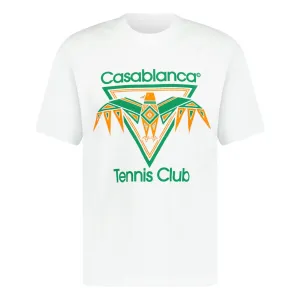 CASABLANCA EAGLE TENNIS CLUB T-SHIRT WHITE