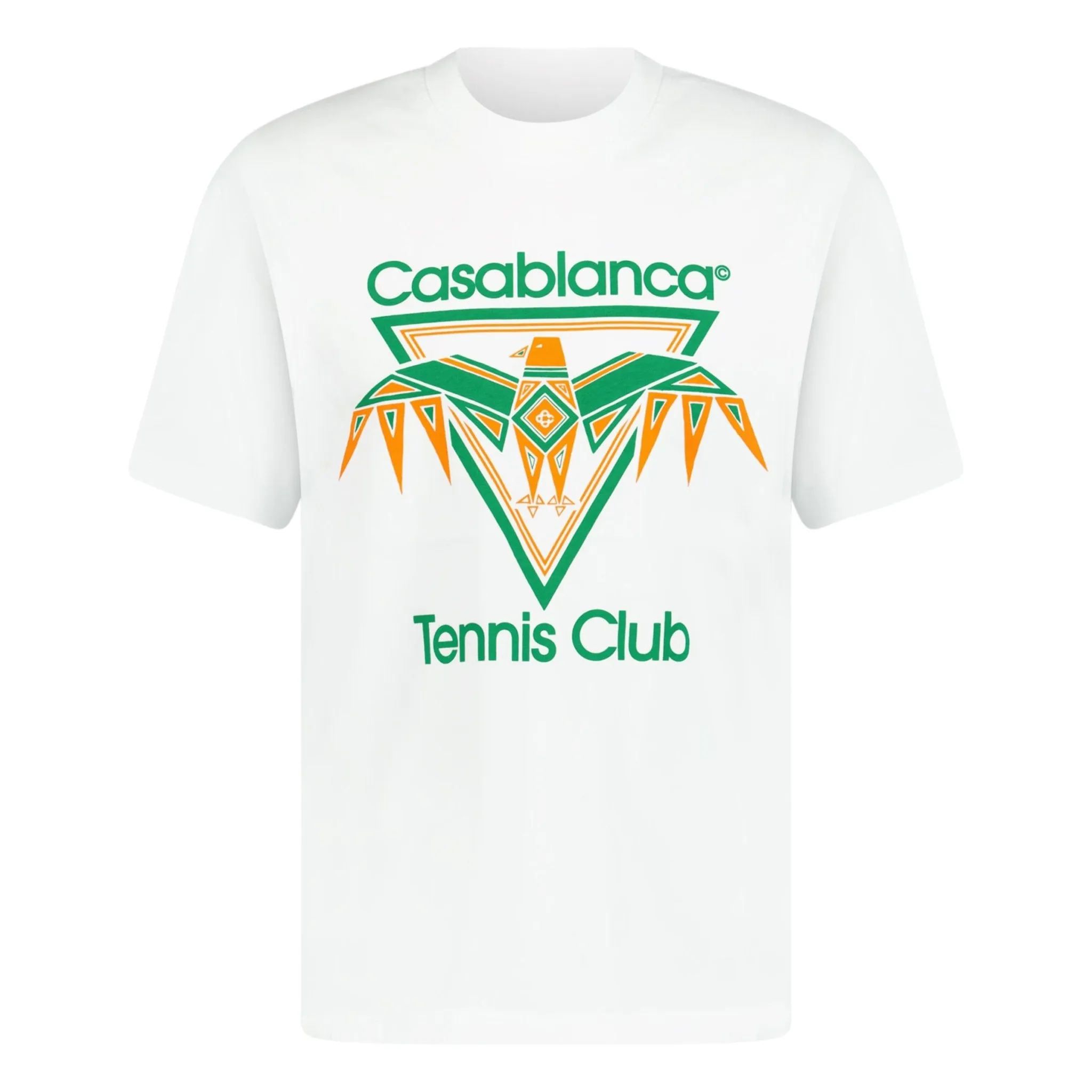 CASABLANCA EAGLE TENNIS CLUB T-SHIRT WHITE