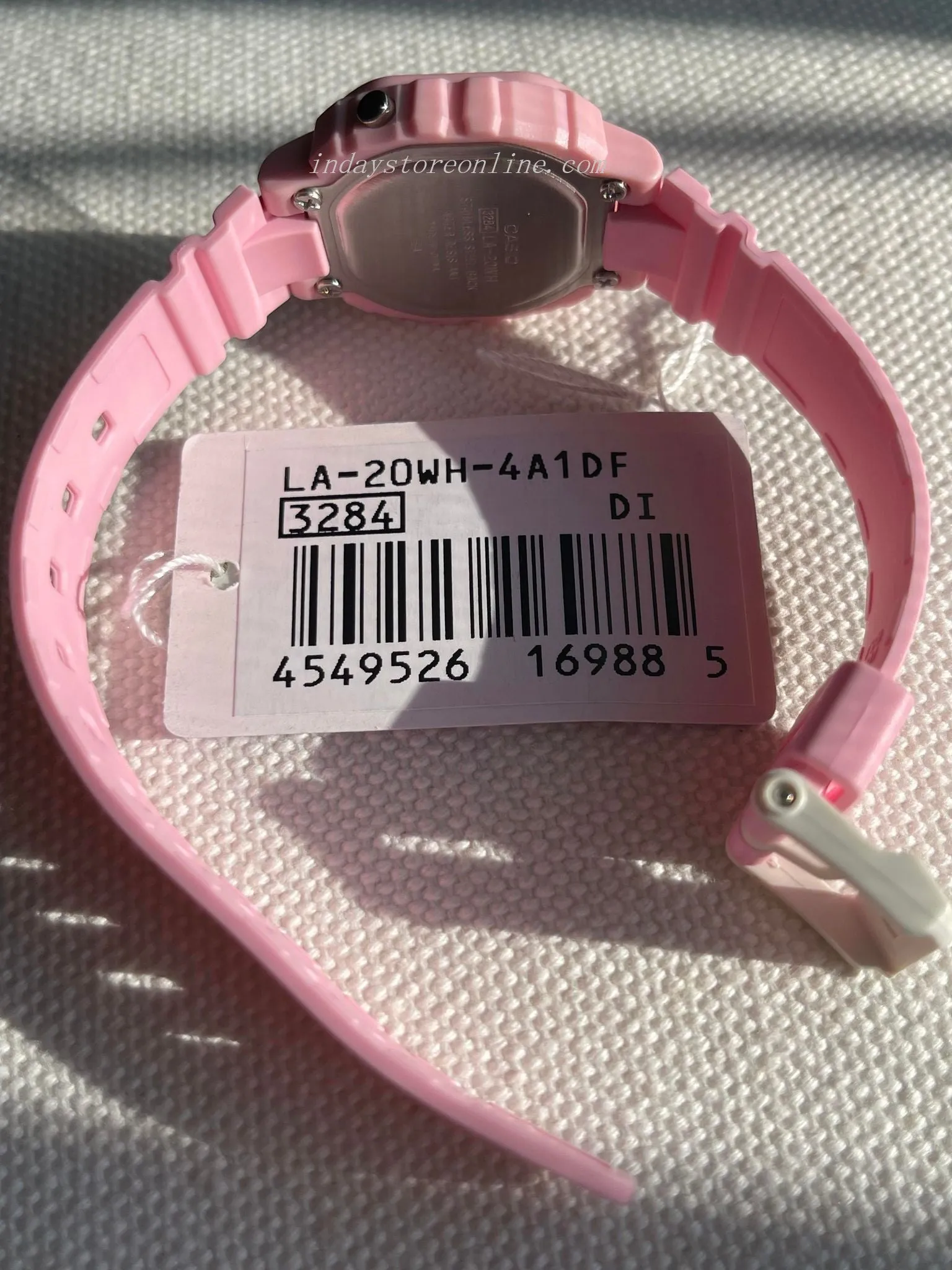 Casio Digital Women's Watch LA-20WH-4A1 Digital Resin Pink Color Band Resin Glass