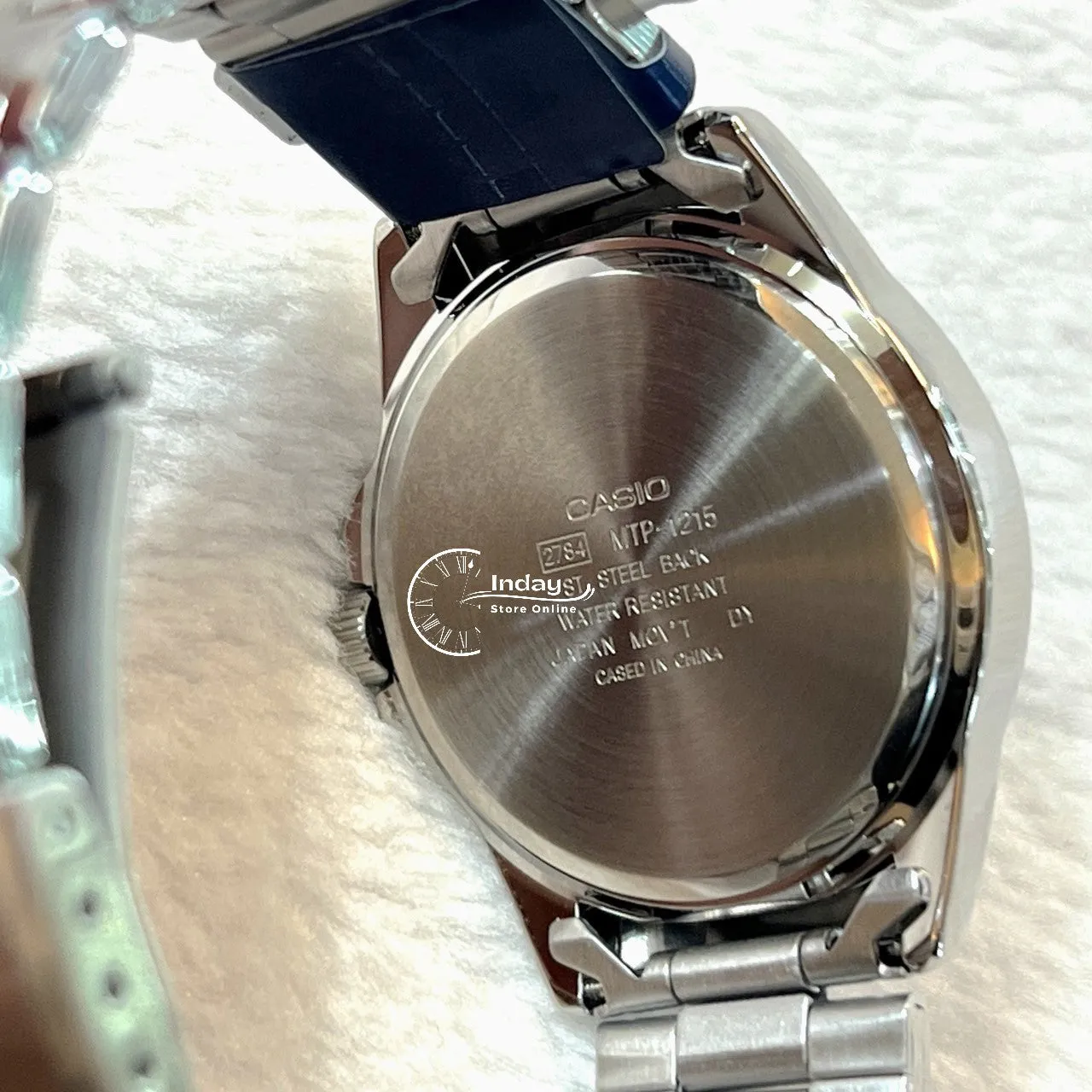 Casio Fashion Men's Watch MTP-1215A-1A Silver Stainless Steel Band Mineral Glass